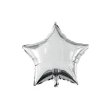 Folinis balionas „Star“ sidabro, 46 cm