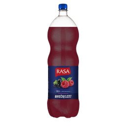 Gaiv. gėrimas gazuotas RASA aviečių ir j.serbentų sk., 2 l