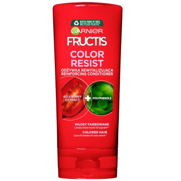 Gaivinamasis kondicionierius dažytiems plaukams Garnier Fructis Color Resist, 200 ml