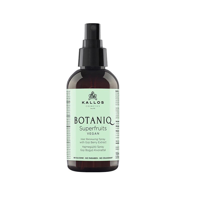 Gaivinamasis plaukų purškiklis Kallos Botaniq Superfruits Hair Renewing Spray, 150 ml