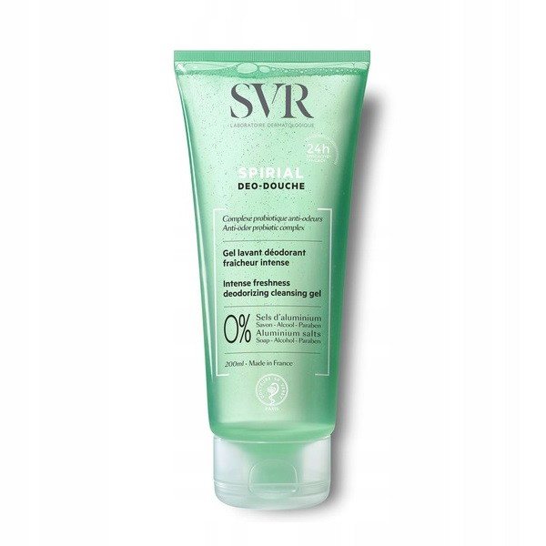 Gaivinamoji dezodoruojanti dušo želė SVR Spirial Deo-Douche, 200 ml