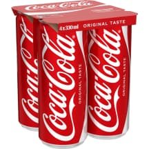 Gaivusis gėrimas COCA-COLA, 4 x 0.33 l