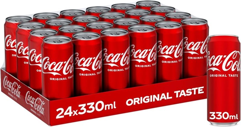 Gaivusis gėrimas COCA-COLA, skardinėje, 24 vnt., 330 ml