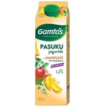 GAMTOS pas. jogurtas su mangais, 1,2 %, 900 g