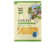 Gaudos sūris WELL DONE (riekelės), 48 % rieb. s. m., 150 g
