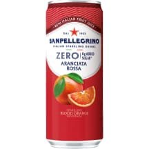 Gaz. apelsin. gėrimas su sald. SP ZERO, 0.33 l