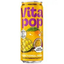 Gaz. funk. gėrimas VITA POP MANGO, 0.33 l