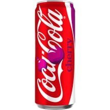 Gaz. gaiv. gėrimas COCA-COLA CHERRY, 330 ml