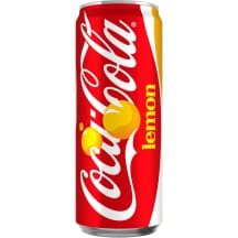Gaz. gaiv. gėrimas COCA-COLA LEMON, 330 ml