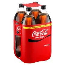 Gaz. gaiv. gėrimas COCA-COLA ZERO, 4 x 1.5 l