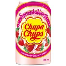 Gaz. gėrimas CHUPA CHUPS STRAWBERRY, 0.345 l