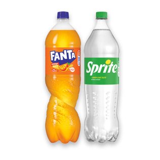 Gazuotas gėrimas FANTA ORANGE arba SPRITE, 1.75 l