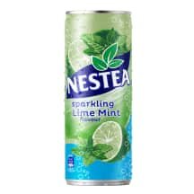 Gaz. juod. arb. NESTEA, žal. citr. sk., 0.33 l