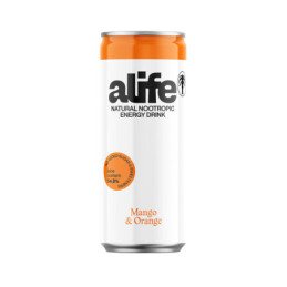 Gaz.nat.energinis gėr. ALIFE, apel.ir mangų sk.,skard., 330 ml