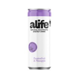 Gaz.nat.energinis gėr. ALIFE,pasifl.ir anan.sk.,skard., 330 ml