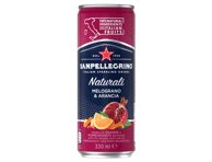 Gazuotas apelsinų, granatų sulčių gėrimas SANPELLEGRINO, 330 ml