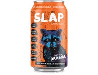 Gazuotas apelsinų skonio gėrimas su skaidulomis ir natūraliu saldikliu SLAP, 330 ml