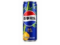 Gazuotas bambukų ir greipfrutų skonio gaivusis gėrimas su cukrumi ir saldikliais PEPSI BAMBOO GRAPEFRUIT, 330 ml