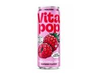 Gazuotas funkcinis gėrimas VITA POP (RASPBERRY), 330 ml