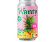 Gazuotas funkcinis gėrimas WANTY Pineapple, 330 ml