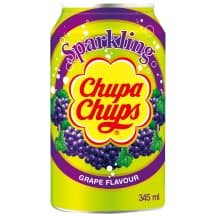 Gazuotas gėrimas CHUPA CHUPS GRAPE, 0.345 l
