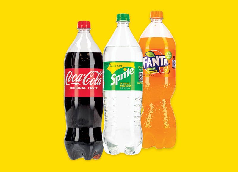 Gazuotas gėrimas COCA-COLA, FANTA, SPRITE, 1.5 l