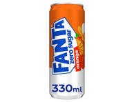 Gazuotas gėrimas FANTA Apelsinų Zero, depozitnė tara, 330 ml, 330 ml