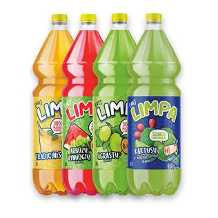 Gazuotas gėrimas LIMPA, 2 l