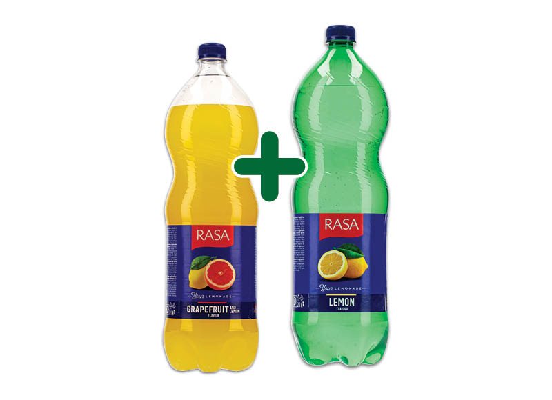 Gazuotas gėrimas RASA, 2 l