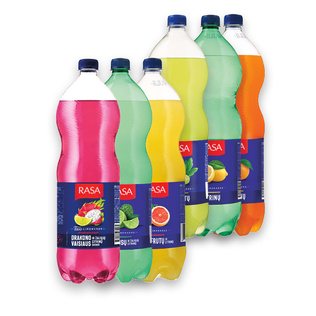 Gazuotas gėrimas RASA (8 rūšių), 2 l