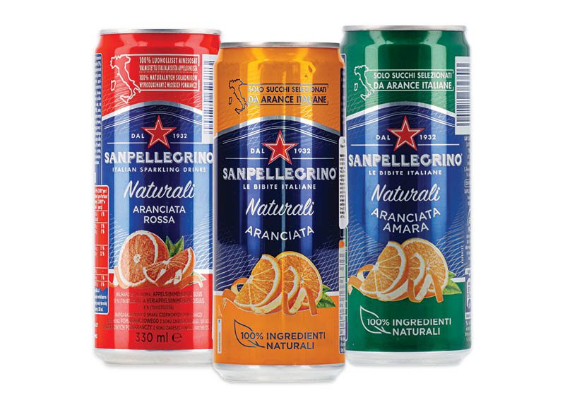 Gazuotas gėrimas SANPELLEGRINO, 0.33 l
