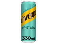 Gazuotas gėrimas SCHWEPPES BITTER LEMON, 330 ml