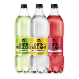 Gazuotas gėrimas SMITH & WILLIAMS (3 rūšių), 1.5 l
