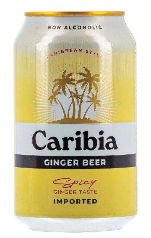 Gazuotas imbierinio alaus skonio gėrimas CARIBIA GINGER BEER, 0.33 l