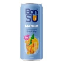 Gazuotas mangų sulčių gėrimas BONSU, 0.33 l