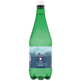 Gazuotas natūralus mineralinis vanduo KOBI, 1 l
