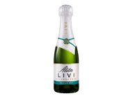 Gazuotas putojantis nealkoholinis putojantis sausas vynas ALITA LIVI SEMI DRY, 200 ml