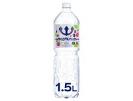 Gazuotas stalo vanduo NEPTŪNAS, žal. citr. ir aviečių skonio, 1.5 l