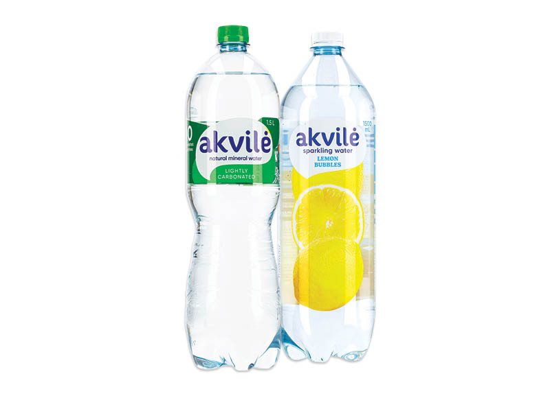 Gazuotas vanduo AKVILĖ, 1.5 l