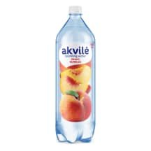 Gazuotas vanduo AKVILĖ, persikų skonio, 1.5 l