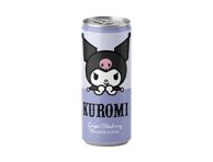 Gazuotas vynuogių ir mėlynių skonio gaivusis gėrimas KUROMI, 250 ml