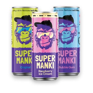 Gėr. SUPER MANKI, 3 rūš., 0.33 l