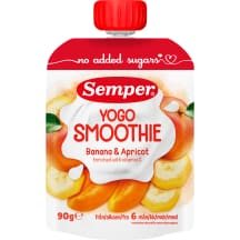 Geriam. jogurtas su abrikosais SEMPER, 90 g