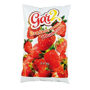 Geriamasis jogurtas GAR2 braškių skonio 2,5% rieb., 800 g