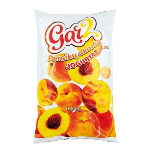 Geriamasis jogurto GAR2 persikų skonio 2,5% rieb., 800 g