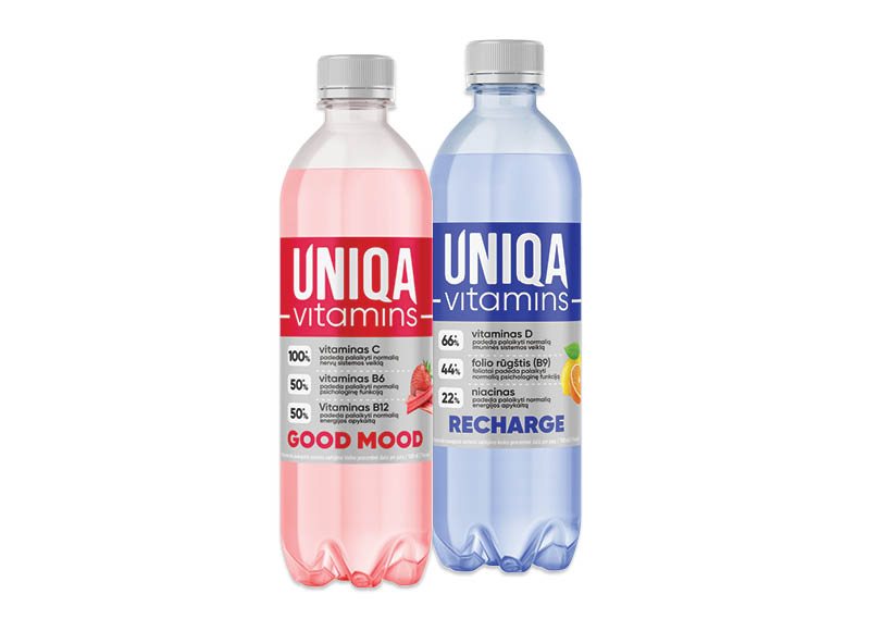 Gėrimas UNIQA VITAMINS, 500 ml