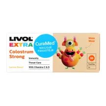 Gerklės past. LIVOL EXTRA COLOSTRUM, 20 vnt