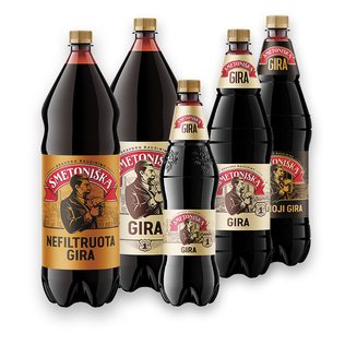 Girai SMETONIŠKA (5 rūšių), 1,5 l, 2 l, 1 l