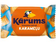 Gl. varškės sūrelis KARUMS su karamel. glaistu, 22 % rieb., 45 g