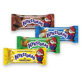 Glaist. varšk. sūrelis NYKŠTUKAS (4 rūš.), 45 g